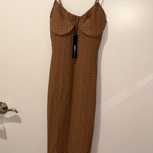 Town midi dress high stretch